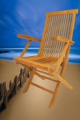 Teak Folding Armchair "Classic" Style - (set of 2)