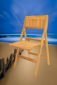 Teak Folding Chair "Windsor" Style - (set of 2)