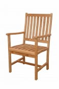 Teak Dining Armchair - "Whilshire" Style