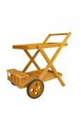 Teak Serving Trolley Cabana Cart  - Teak Relax Spa™